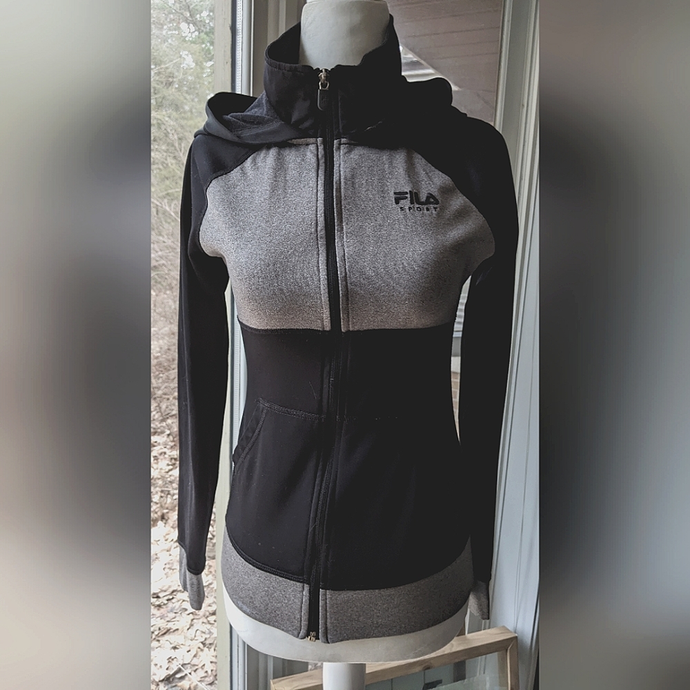 Fila Sport active wear zip up with hoodie
